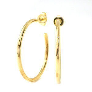 Tiffany Co Hoop Earrings Yellow Gold